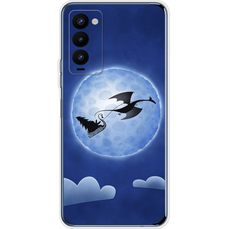 Чехол BoxFace Tecno Camon 18 / 18P Christmas Dragon