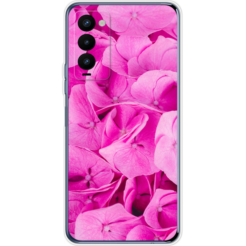 Чехол BoxFace Tecno Camon 18 / 18P Pink Flowers