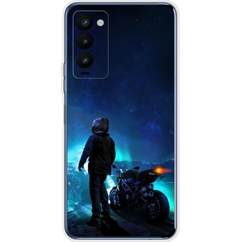 Чехол BoxFace Tecno Camon 18 / 18P Motorcyclist