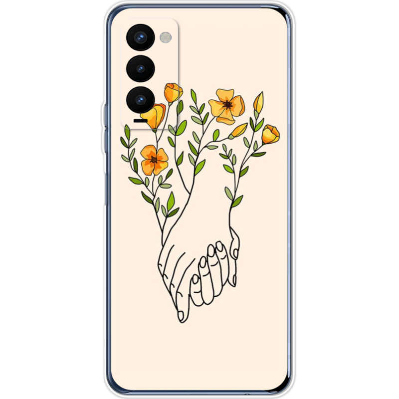 Чехол BoxFace Tecno Camon 18 / 18P Flower Hands