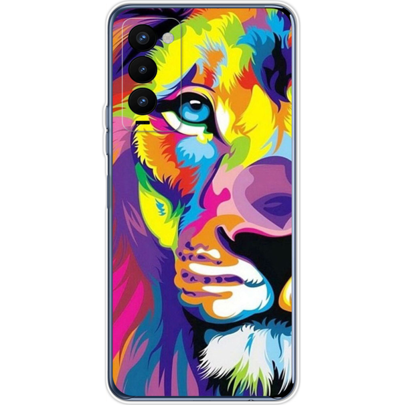 Чехол BoxFace Tecno Camon 18 / 18P Frilly Lion