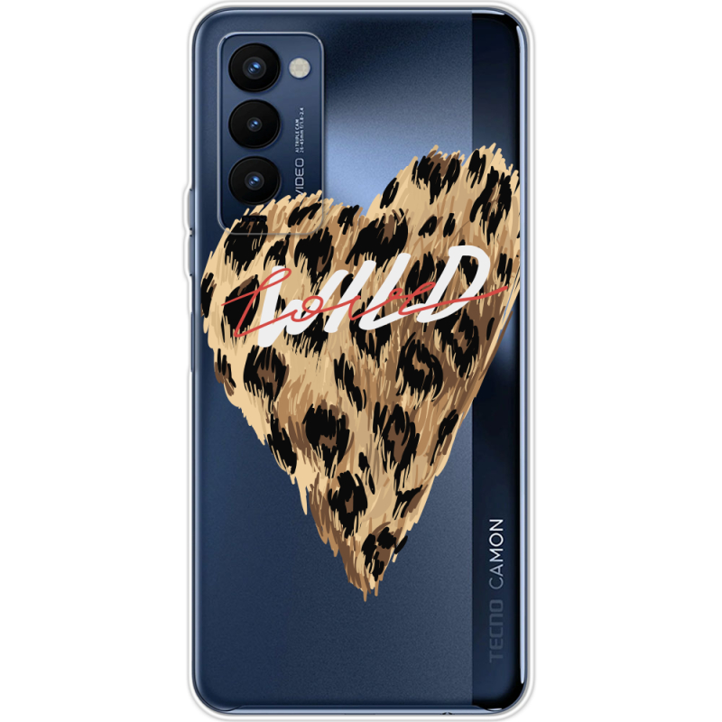 Прозрачный чехол BoxFace Tecno Camon 18 / 18P Wild Love