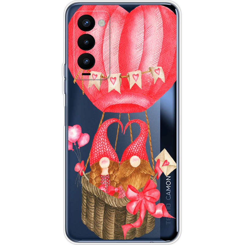 Прозрачный чехол BoxFace Tecno Camon 18 / 18P Valentine Dwarfs