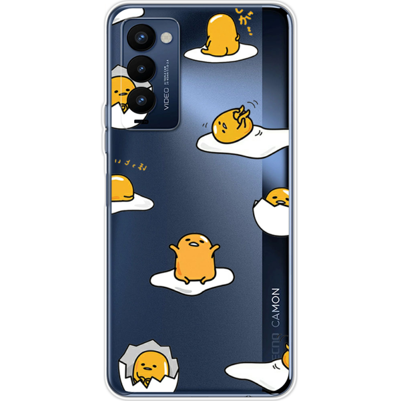 Прозрачный чехол BoxFace Tecno Camon 18 / 18P Gudetama