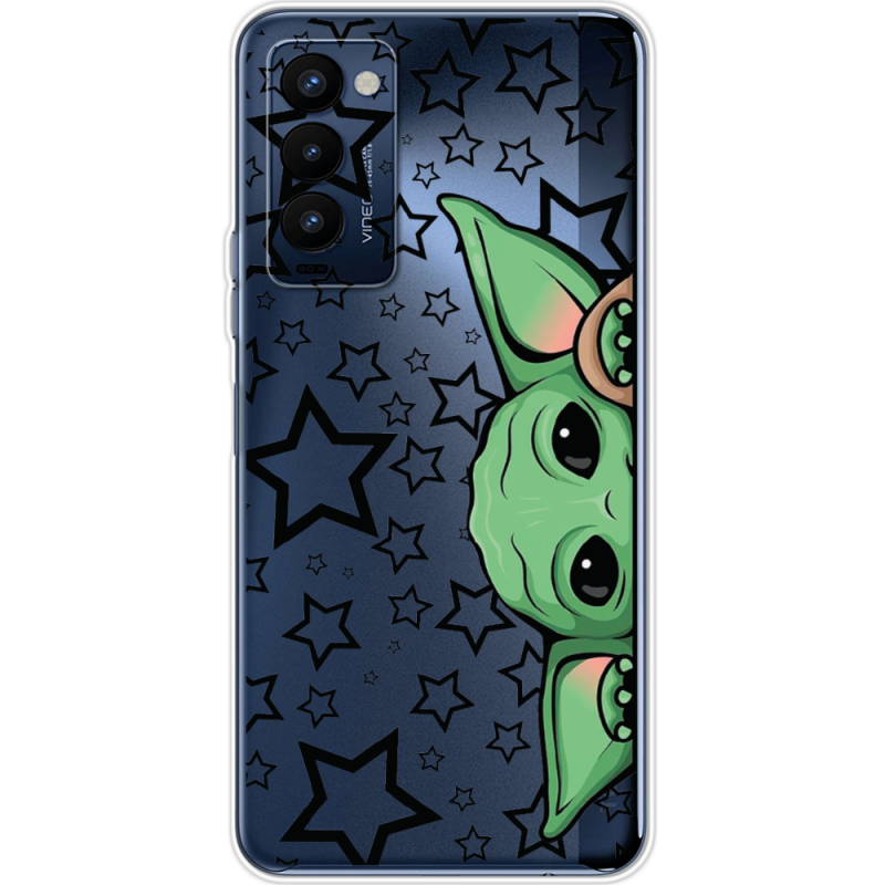 Прозрачный чехол BoxFace Tecno Camon 18 / 18P Baby Yoda