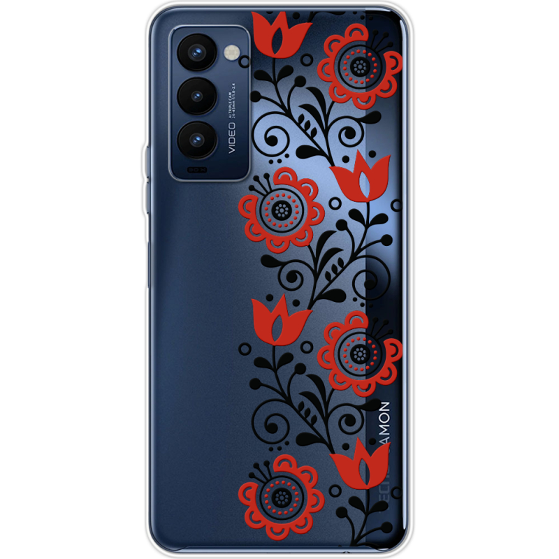 Прозрачный чехол BoxFace Tecno Camon 18 / 18P Ethno Ornament