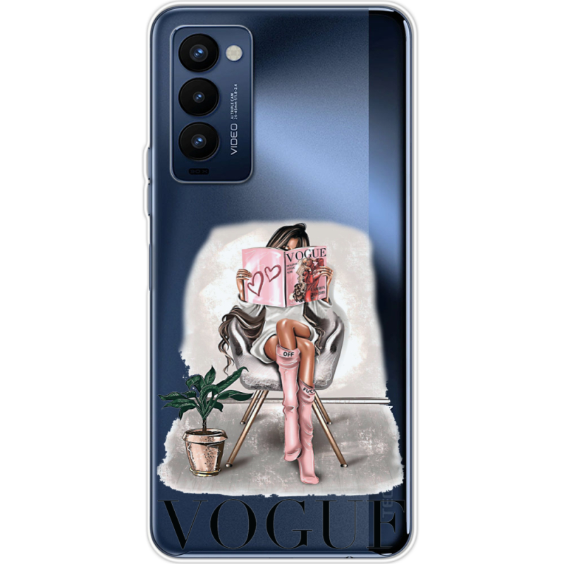 Прозрачный чехол BoxFace Tecno Camon 18 / 18P VOGUE