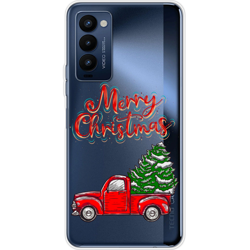 Прозрачный чехол BoxFace Tecno Camon 18 / 18P Holiday Car