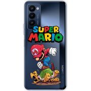 Прозрачный чехол BoxFace Tecno Camon 18 / 18P Super Mario
