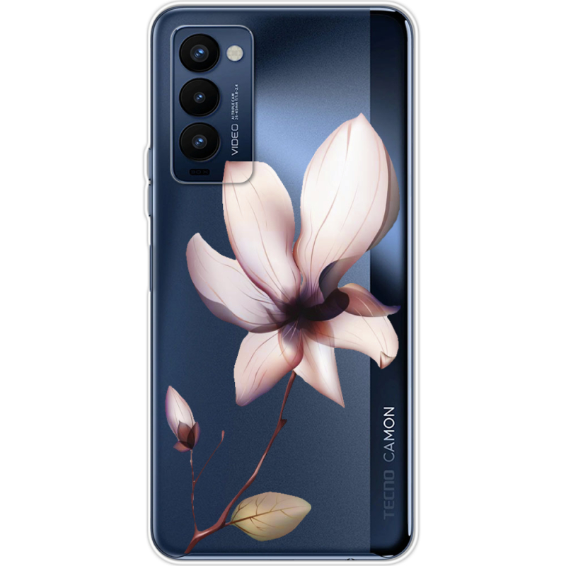 Прозрачный чехол BoxFace Tecno Camon 18 / 18P Magnolia