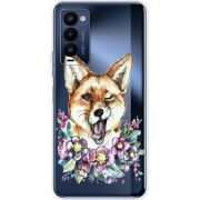 Прозрачный чехол BoxFace Tecno Camon 18 / 18P Winking Fox