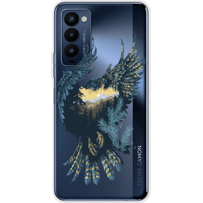 Прозрачный чехол BoxFace Tecno Camon 18 / 18P Eagle