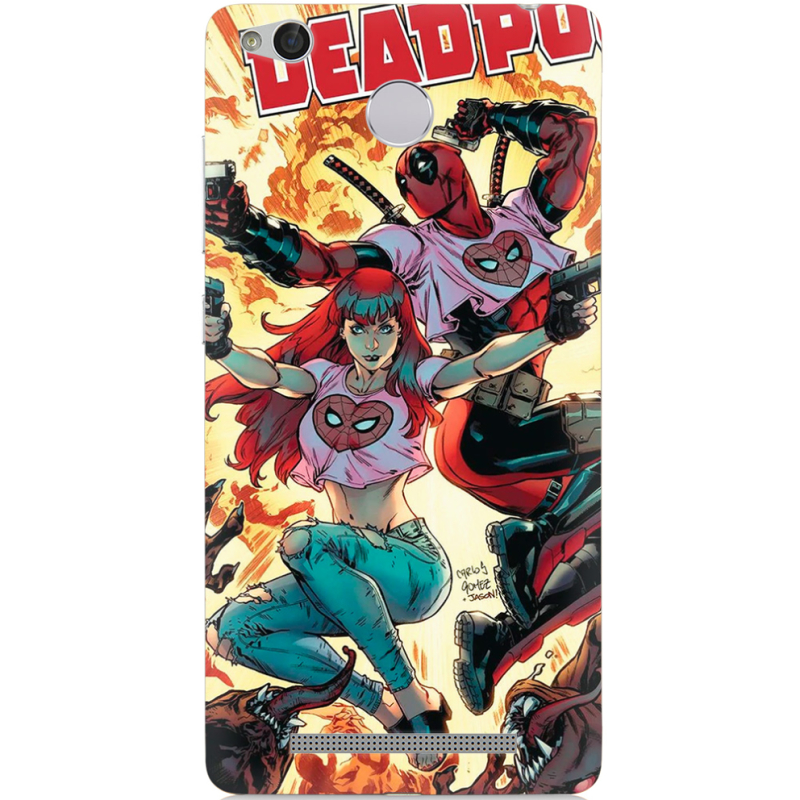 Чехол Uprint Xiaomi Redmi 3x Deadpool and Mary Jane