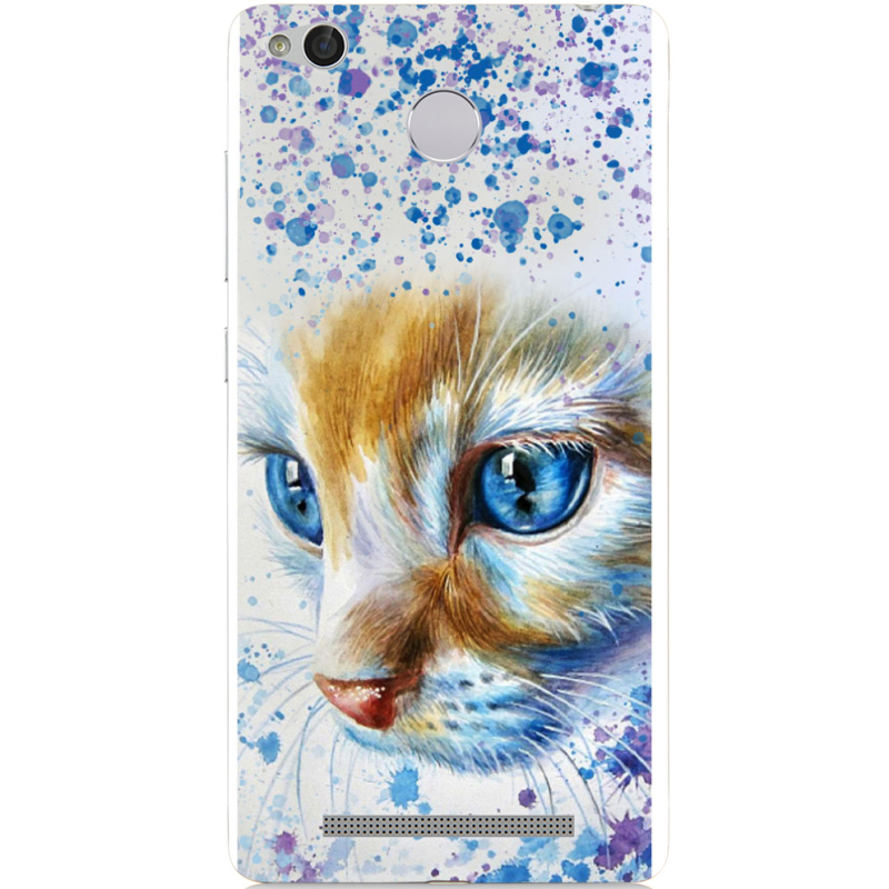 Чехол Uprint Xiaomi Redmi 3x Голубоглазый Кот