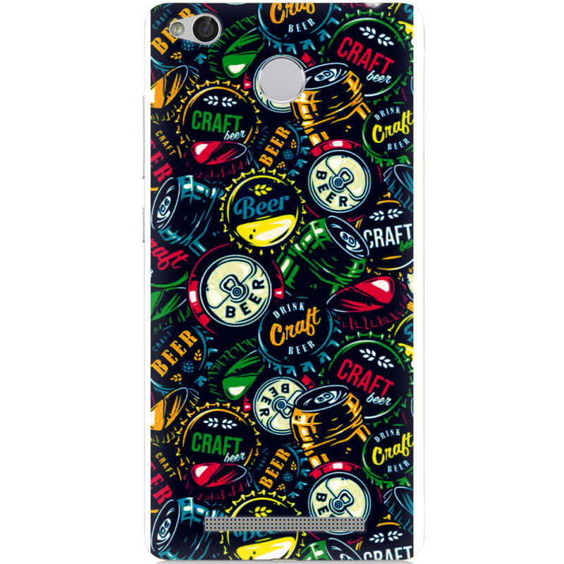 Чехол Uprint Xiaomi Redmi 3x Bottle Caps