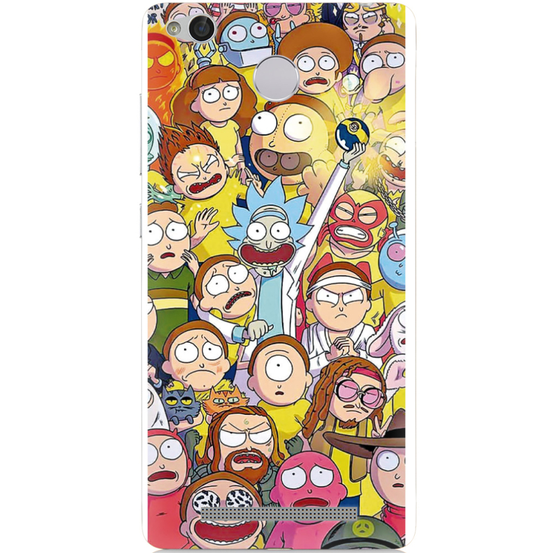 Чехол Uprint Xiaomi Redmi 3x Rick and Morty
