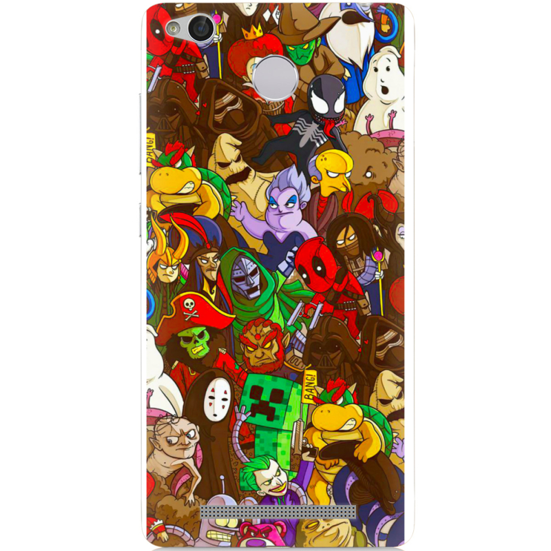 Чехол Uprint Xiaomi Redmi 3x Злодеи