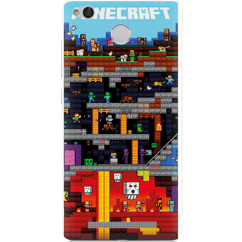 Чехол Uprint Xiaomi Redmi 3x Minecraft Lode Runner