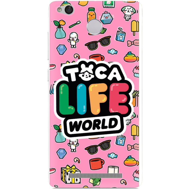 Чехол Uprint Xiaomi Redmi 3x Toca Boca Life World