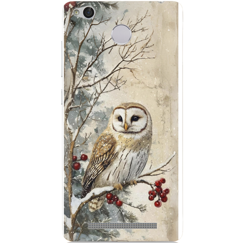Чехол Uprint Xiaomi Redmi 3x Christmas Owl