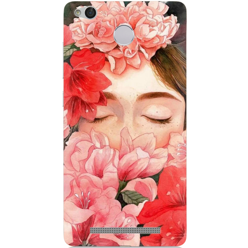 Чехол Uprint Xiaomi Redmi 3x Girl in Flowers