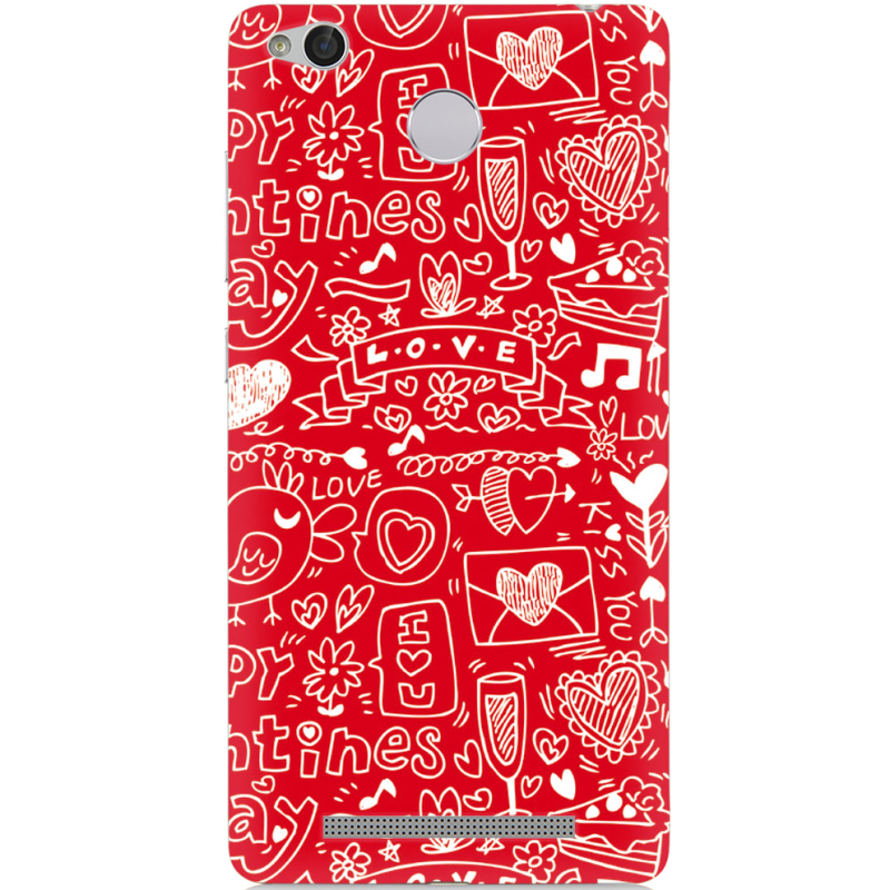 Чехол Uprint Xiaomi Redmi 3x Happy Valentines