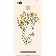 Чехол Uprint Xiaomi Redmi 3x Flower Hands