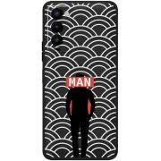 Черный чехол BoxFace Tecno Camon 18 / 18P Man Pattern