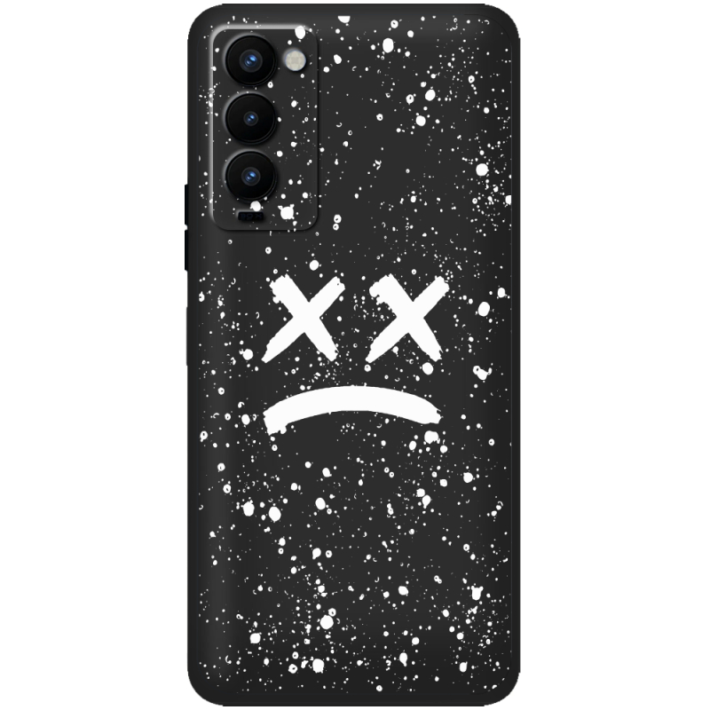 Черный чехол BoxFace Tecno Camon 18 / 18P Sad Way