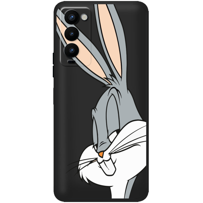 Черный чехол BoxFace Tecno Camon 18 / 18P Lucky Rabbit