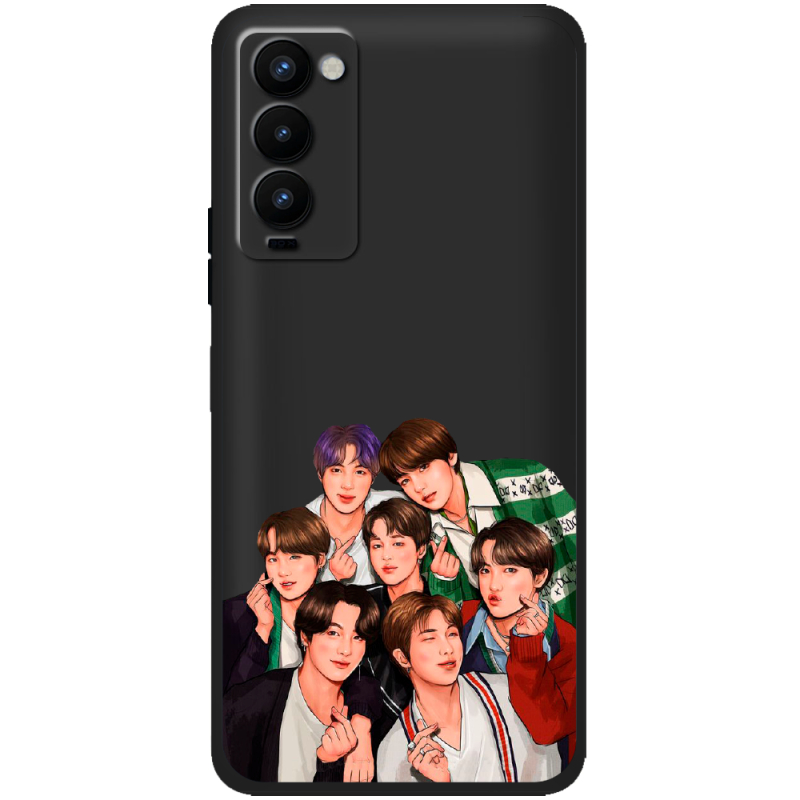 Черный чехол BoxFace Tecno Camon 18 / 18P BTS