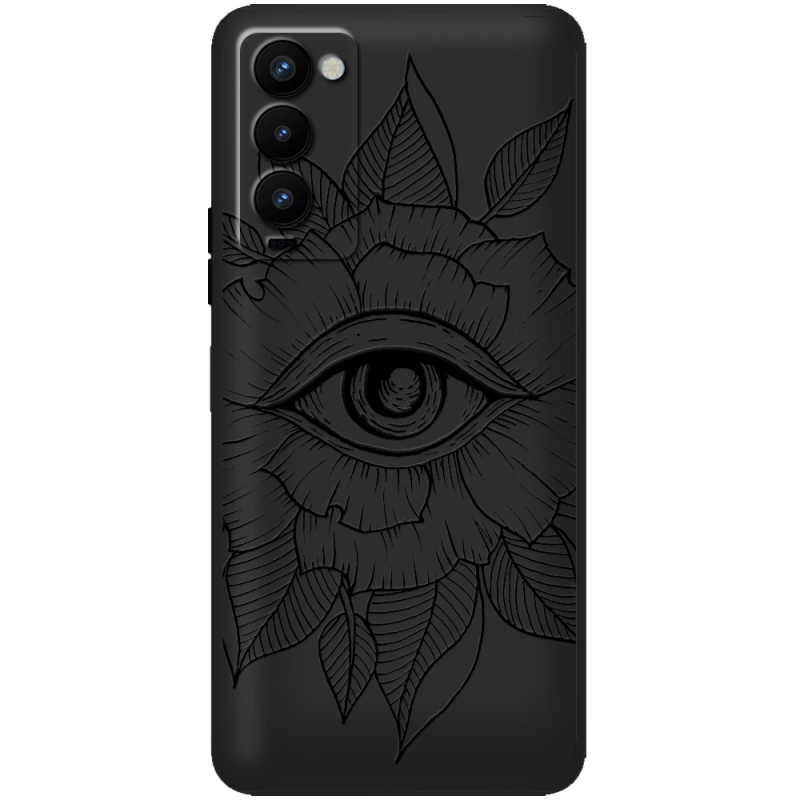 Черный чехол BoxFace Tecno Camon 18 / 18P Eye