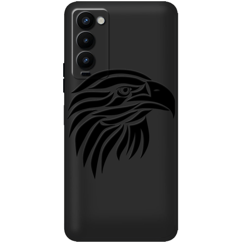 Черный чехол BoxFace Tecno Camon 18 / 18P Eagle