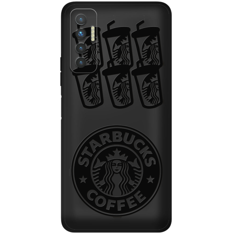 Черный чехол BoxFace Tecno Camon 17P Black Coffee