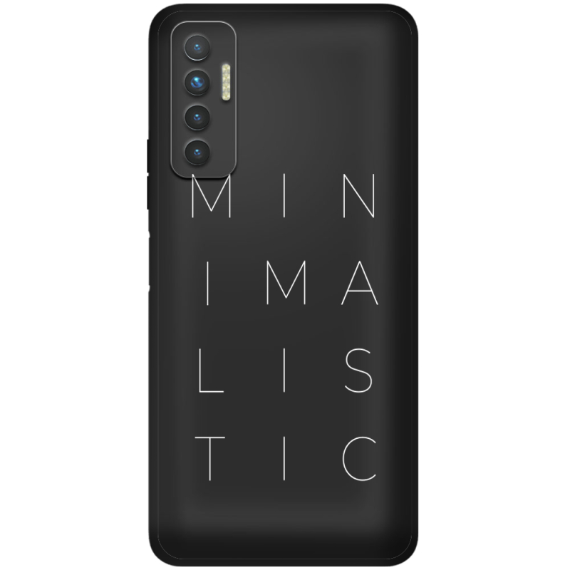 Черный чехол BoxFace Tecno Camon 17P Minimalistic