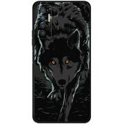 Черный чехол BoxFace Tecno Camon 17P Wolf