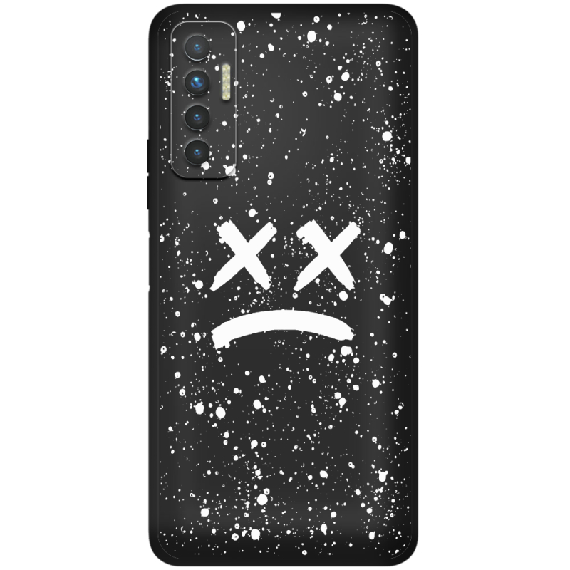 Черный чехол BoxFace Tecno Camon 17P Sad Way