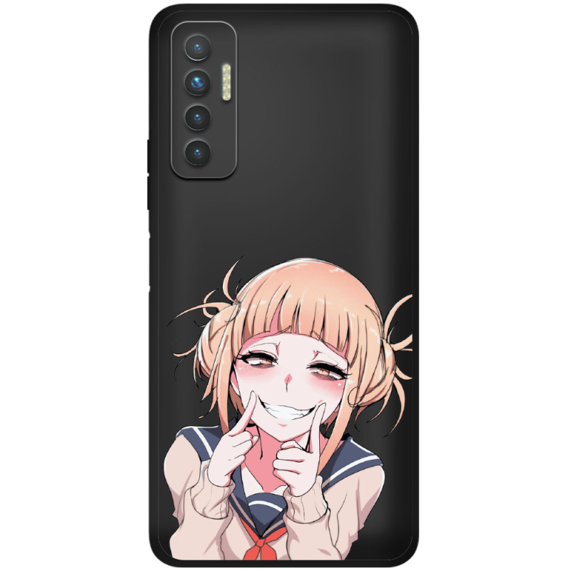 Черный чехол BoxFace Tecno Camon 17P Himiko Toga Smile