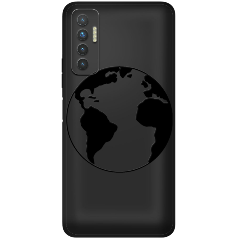 Черный чехол BoxFace Tecno Camon 17P Earth