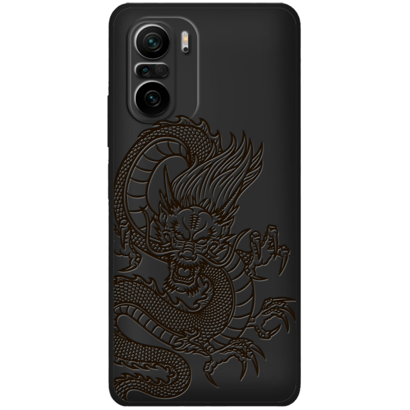 Черный чехол BoxFace Xiaomi Mi 11i Chinese Dragon
