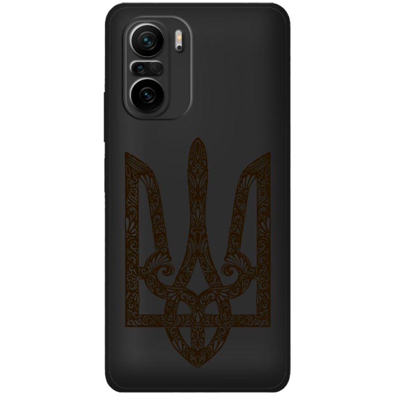 Черный чехол BoxFace Xiaomi Mi 11i Ukrainian Trident