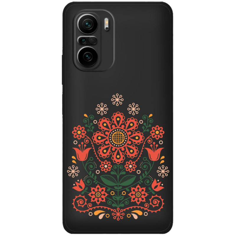 Черный чехол BoxFace Xiaomi Mi 11i Ukrainian Ornament