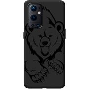 Черный чехол BoxFace OnePlus 9 Pro Grizzly Bear