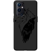 Черный чехол BoxFace OnePlus 9 Pro Wolf and Raven
