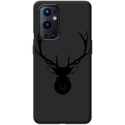 Черный чехол BoxFace OnePlus 9 Pro Deer