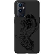 Черный чехол BoxFace OnePlus 9 Pro Snake