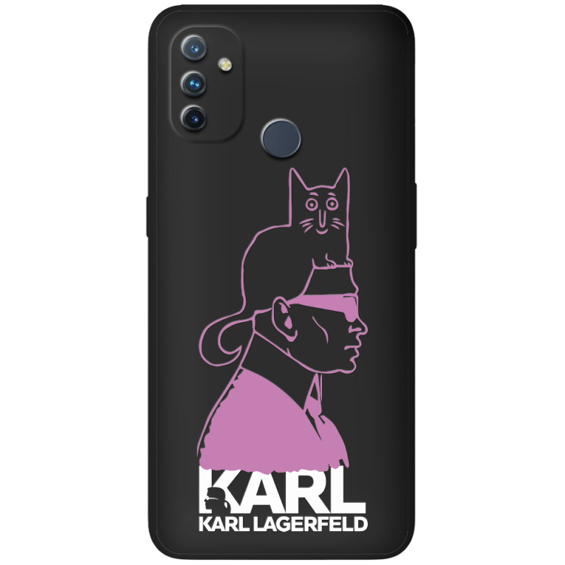 Черный чехол BoxFace OnePlus Nord N100 Pink Karl