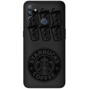 Черный чехол BoxFace OnePlus Nord N100 Black Coffee