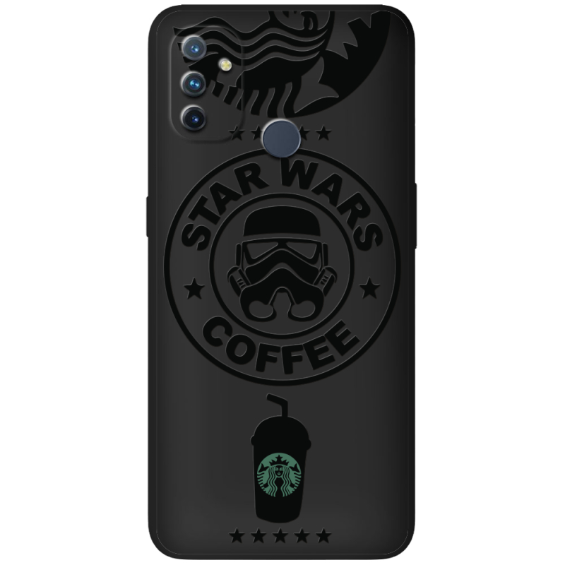 Черный чехол BoxFace OnePlus Nord N100 Dark Coffee