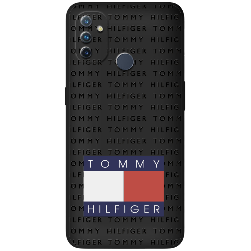 Черный чехол BoxFace OnePlus Nord N100 Tommy Print